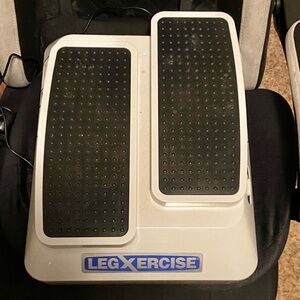 Legxercise Machine with Black and Gray Design